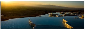 Obraz na plátne - Pamukkale - panoráma 5120A (120x45 cm)