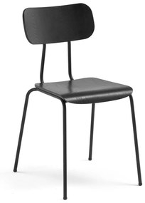 Jedálenská stolička RENO, čierny jaseň