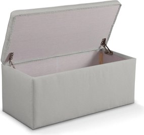 Truhlica čalúnená farba produktu sivá látka zapletaná