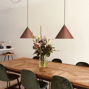 Toolight Toolight, stropné svietidlo 1xE27 APP1443-1CP, tmavé drevo, OSW-01270