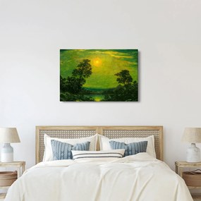 Obraz - Imitator of Ralph Albert Blakelock, Moonlight, reprodukcia (90x60 cm)