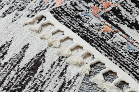 Moderný koberec BELLE BR23A čierno / ružový