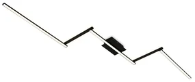 Briloner 3501-015 - LED Prisadený luster STAFF 5xLED/4,8W/230V čierna BL1204