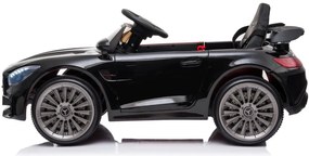 Detské elektrické autíčko na diaľkové ovládanie BestBerg BBCC-50B - Mercedes-Benz AMG GT R / od 3 rokov / nosnosť 25 kg / čierna