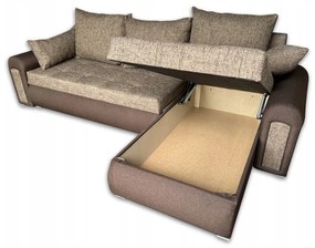 žiadna značka POHODLNÁ ROHOVÁ SEDAČKA RÔZNE FARBY DODANIE v rámci celého Poľska