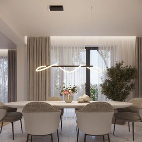 Závesné LED svietidlo Galakse 148, 1x LED 20w, 2700-6500k, b