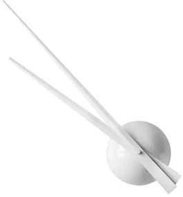 Hodiny Ručičky 25180 Balvi biele 90 cm