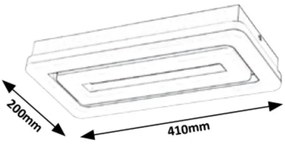 Rabalux 5648 - LED Stropné svietidlo ALANA LED/40W/230V biela