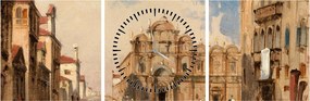 Obraz - Jules-Romain Joyant, The Scuola di San Marco, Venice, reprodukcia (s hodinami) (90x30 cm)