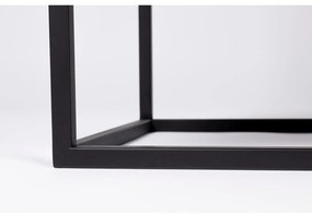 Čierna ratanová vysoká komoda 70x145 cm Guuji - White Label