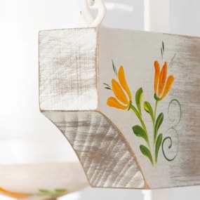 Brilagi - Luster na reťazi QUEEN 2xE14/40W/230V buk/krémová