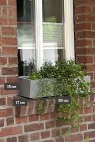 Hrantík FLOBO, sklolaminát, šírka 80 cm, betón - design