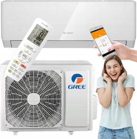 Nástenná klimatizácia Gree Pular Wifi pre 40 m2 s funkciou vykurovania Klimatizácia