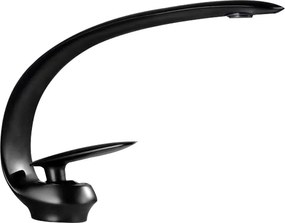 Mexen Carmen, umývadlová batéria, čierna matná, 746300-70