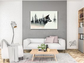 Gario Diamantové maľovanie Vo svojom živle Rozmery: 60 x 40 cm, Rámovanie: S vnútorným rámom, Diamanty: Štvorcové