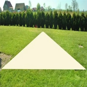 Tieniaca plachta celta trojuholník 5x5x5m 2266 bežová