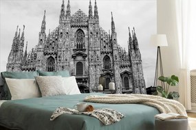 Fototapeta Milánska katedrála v čiernobielom - 150x100
