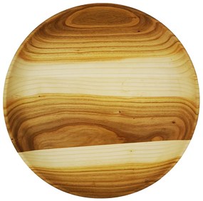 AMADEA Drevený tanier čerešňa, masívne drevo, 30 cm