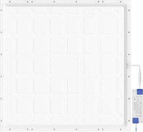 Mexen Brill+, stropný LED panel 60×60 cm, 48 W, studená biela 6500K, L201-060-060-4865-20