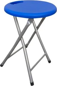 Skladacia stolička Livia, modrá%