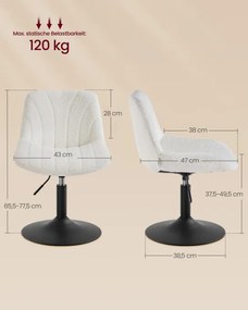 Otočná stolička LJB160WD01