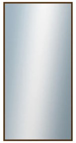 DANTIK - Zrkadlo v rámu, rozmer s rámom 50x100 cm z lišty Hliník hnedá (7269211)