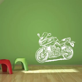 Sablio Samolepka na stenu: Motorka - 120x94 cm