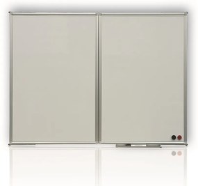 Magnetická rozkladacia tabuľa 120/240 x 90 cm, biela