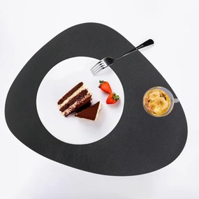 Podložka pod tanier a šálku TRIVAL BLACK (8 ks)