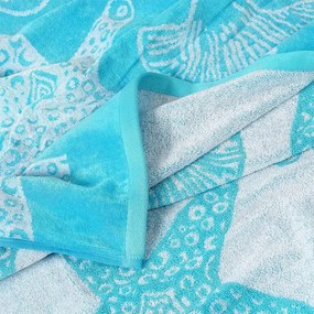 Bavlnená plážová osuška MUŠĽA 90 x 180 cm