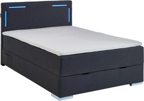 XXXLutz BOXSPRINGOVÁ POSTEĽ, 120/200 cm antracitová Xora - Postele - 000101022508