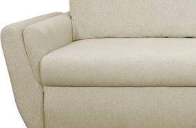 Rohová sedačka Helvetius, béžová látka