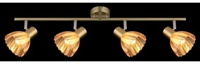 Globo 54315M-4 - Bodové svietidlo ZACHERY 4xE14/40W/230V zlatá