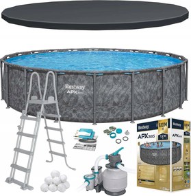 Veľký roštový bazén 11v1 Bestway 561KE na plávanie 610 x 132 cm