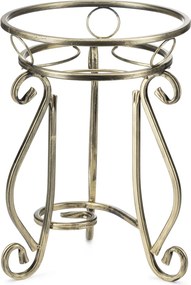 STOJAN NA KVETINÁČ SHANE 37X29 CM ZLATÁ