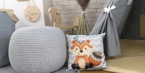 Detský stan TEEPEE (TÍPÍ) BOHO s doplnkami - sivý / béžový