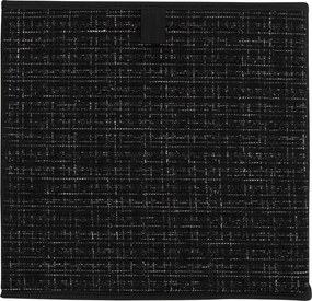 5five Simply Smart Úložný box Tweed, 31x31x31 cm, čierna
