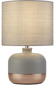 Searchlight EU700820 - Stolná lampa 1xE14/7W/230V šedá