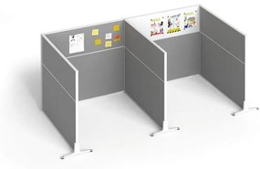 Samostatný paraván CF, textilný/MDF, 1200 x 1200 mm