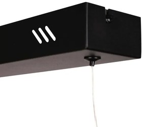 LED luster na lanku BERNADETTA LED/20W/230V 4000K čierny