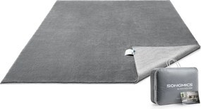 Koberec,  200 x 290 cm, protišmykový, možno prať v práčke, sivý