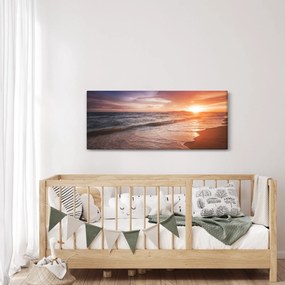 Obraz - Západ slnka v Thajsku (120x50 cm)