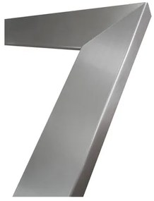 Zrkadlo so strieborným rámom SLIM 57,5 x 77,5 cm