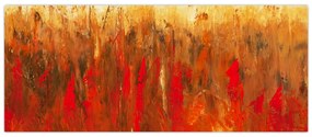 Obraz maľované abstrakcie (120x50 cm)