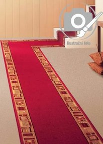 Koberce Breno Behúň JENA 84, šíře role 80 cm, oranžová, viacfarebná