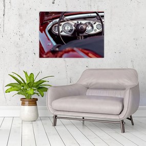 Sklenený obraz - Detail automobilu (70x50 cm)