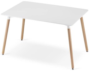 Dekorstudio Jedálenský stôl 120x80cm - biely