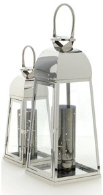 Dekorstudio Sada strieborných lampášov GLAMOUR 40cm,53cm