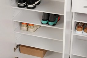 Skrinka na topánky Adre White