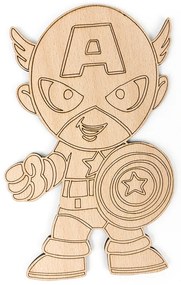 Veselá Stena Drevené vyfarbovacie postavičky Avengers a Deadpool